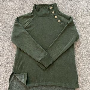 J Crew Green Sweatshirt
